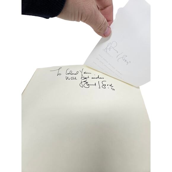 SIGNED Personalized Note Adventure into Architecture Bernard John Grad 1968 - Picture 3 of 9